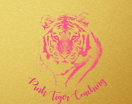 Pink Tiger Coaching gold logo